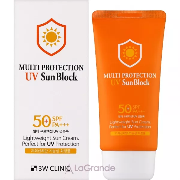 3W Clinic Multi protection UV Sun Block SPF 50 ������������� ����