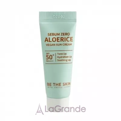 Be The Skin Sebum Zero Aloerice Vegan Sun Cream SPF50+ PA++++ �������������� ���� ��� ����
