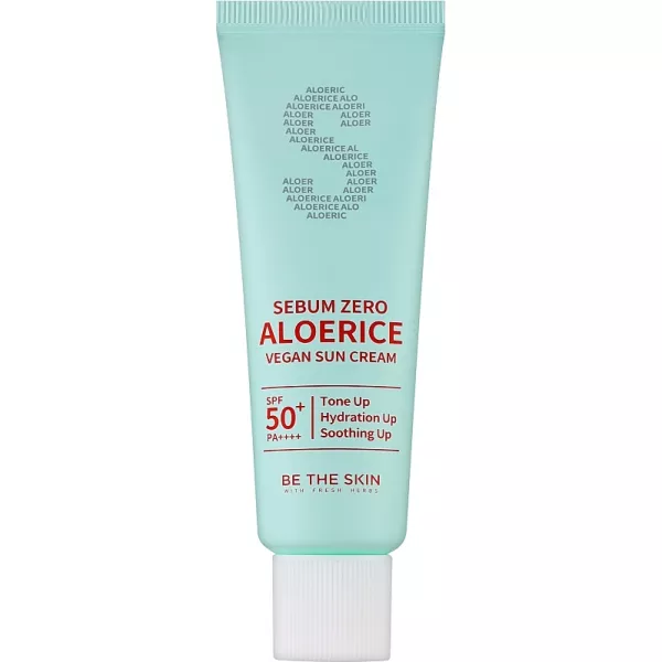 Be The Skin Sebum Zero Aloerice Vegan Sun Cream SPF50+ PA++++ �������������� ���� ��� ����