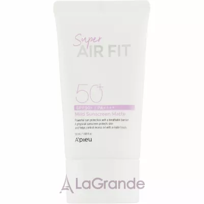 A'Pieu Super Air Fit Mild Sunscreen Matte SPF50+ PA++++   