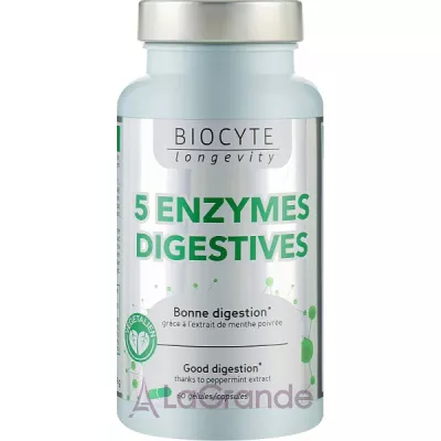 Biocyte Longevity 5 Enzymes  Digestives    