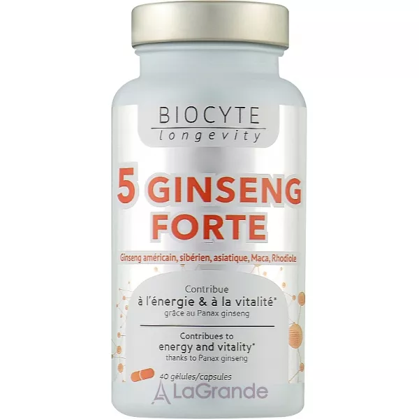 Biocyte Longevity 5 Ginseng Forte ������� ������� ��� ��������� ������� ������� � ��������� ������