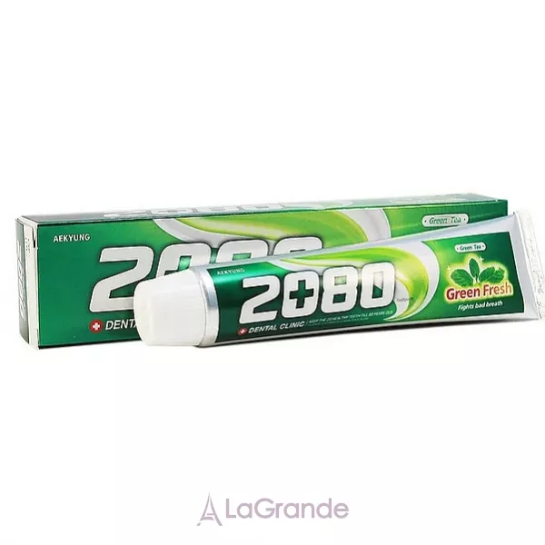 Dental Clinic 2080 Salted Toothpaste Green Tea Toothpaste ����� ����� � ���� �� ���������� �������� ���