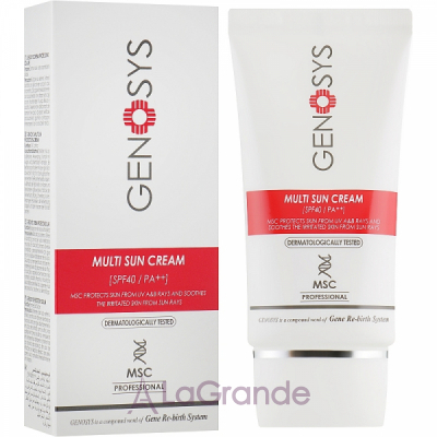 Genosys Multi Sun Cream SPF40    