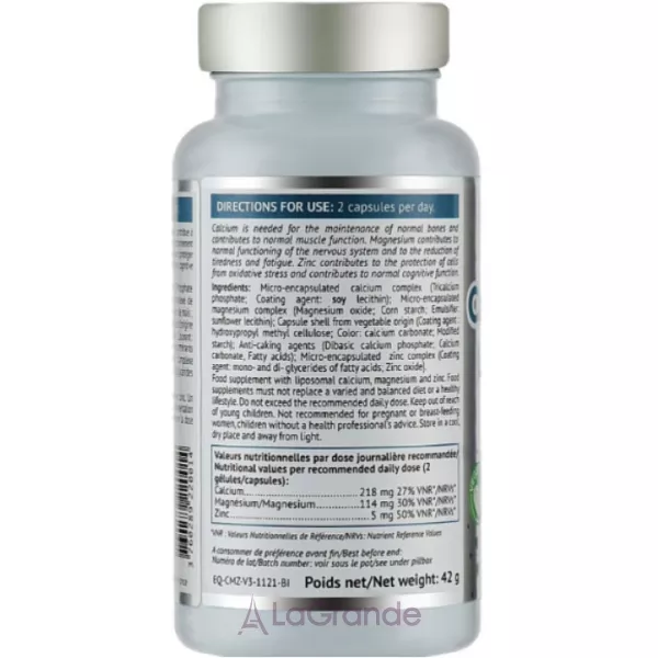 Biocyte Longevity Cal/Mag/Zinc Liposomal �������� ��� ���������� ������, ������� ������� � ����������� �������