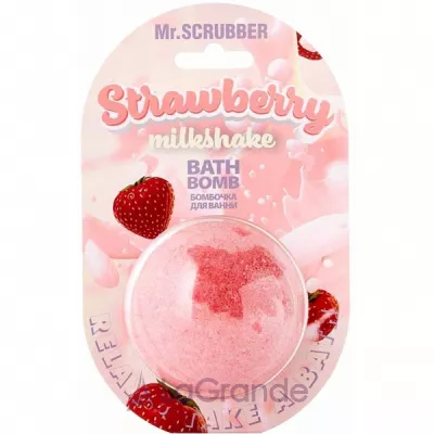 Mr.Scrubber Strawberry Milkshake Bath Bomb    