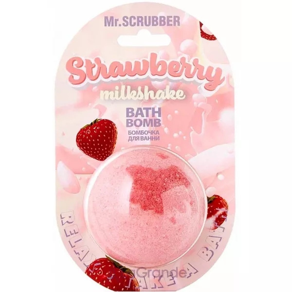 Mr.Scrubber Strawberry Milkshake Bath Bomb �������� ��� ����� 
