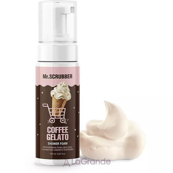 Mr.Scrubber Coffee Gelato Shower Foam ��������������� ����� ��� ���� Coffee Gelato