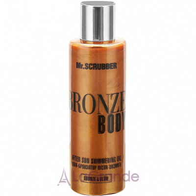 Mr.Scrubber Bronze Body Bronze&Glow After Sun Shimmering Oil -  