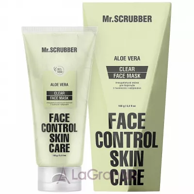 Mr.Scrubber Face Control Skin Care Clear Aloe Vera        