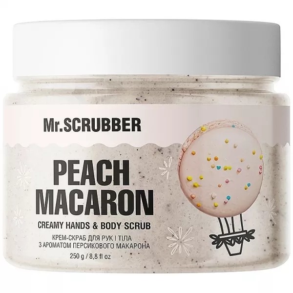 Mr.Scrubber Peach Macaron ����-����� ��� ��� � ��� � �������� ����������� �������� � ��������