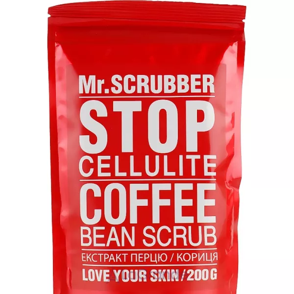 Mr.Scrubber Stop Cellulite Coffee Bean Scrub ��������������� ����� ��� ����