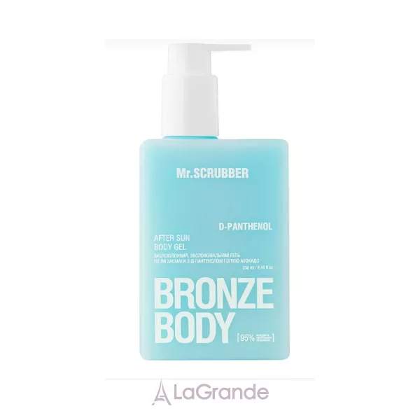 Mr.Scrubber Bronze Body D-Panthenol After Sun Body Gel �������������, ����������� ���� ����� ������ � �-���������� � ������ �������