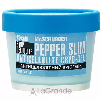 Mr.Scrubber Stop Cellulite Pepper Slim Anticellulite Cryo-Gel  -  