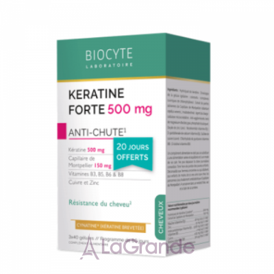 Biocyte Keratine Forte 500 Mg Anti-Chute Pack      