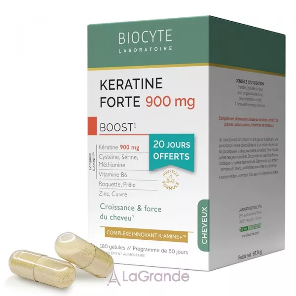 Biocyte Keratine Forte 900 Mg Boost Pack ������� ������� ��� ����� �������