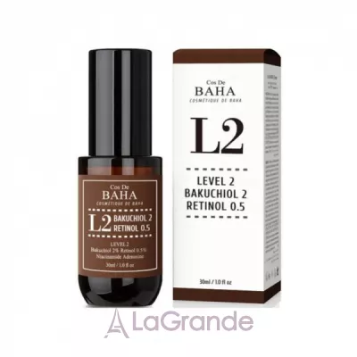 Cos De BAHA Retinol Tranexamic Cos De BAHA L2 Bakuchiol & Retinol SerumCica  