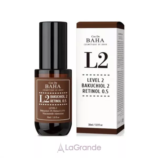 Cos De BAHA Retinol Tranexamic Cos De BAHA L2 Bakuchiol & Retinol SerumCica �������������� ���������