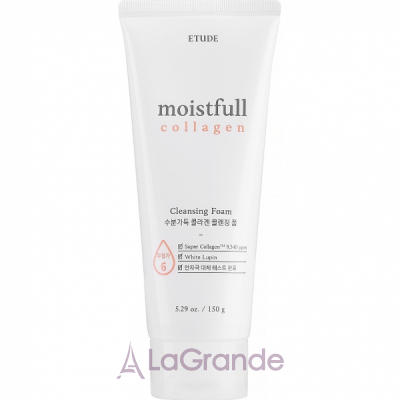 Etude Moistfull Collagen Cleansing Foam    