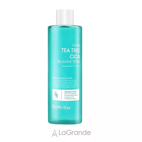 Farmstay Vegan Tea Tree Cica Relaxing Toner ������������� ����� � ������ ������� ������