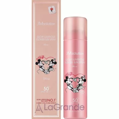 JMsolution Glow Luminous Flower Sun Spray Disney Heart SPF50+ PA++++    