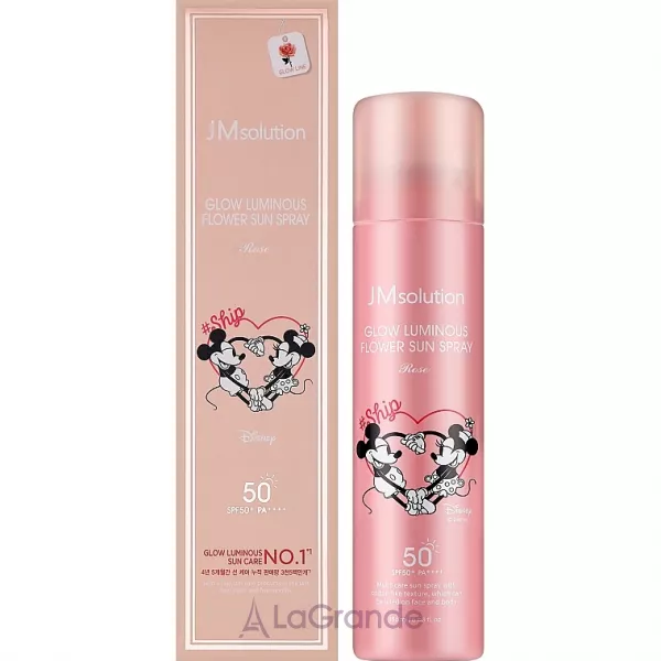 JMsolution Glow Luminous Flower Sun Spray Disney Heart SPF50+ PA++++ �������������� ����� � �����