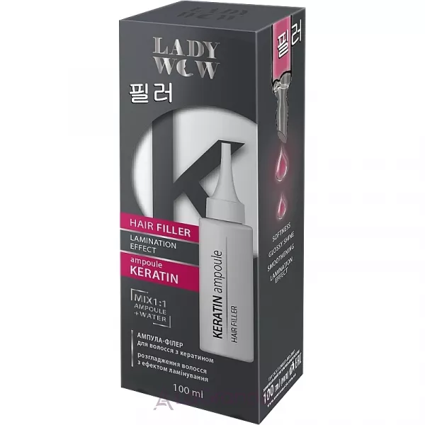 Lady Wow Hair Filler Keratin Ampoule ������-����� ��� ������� � ���������