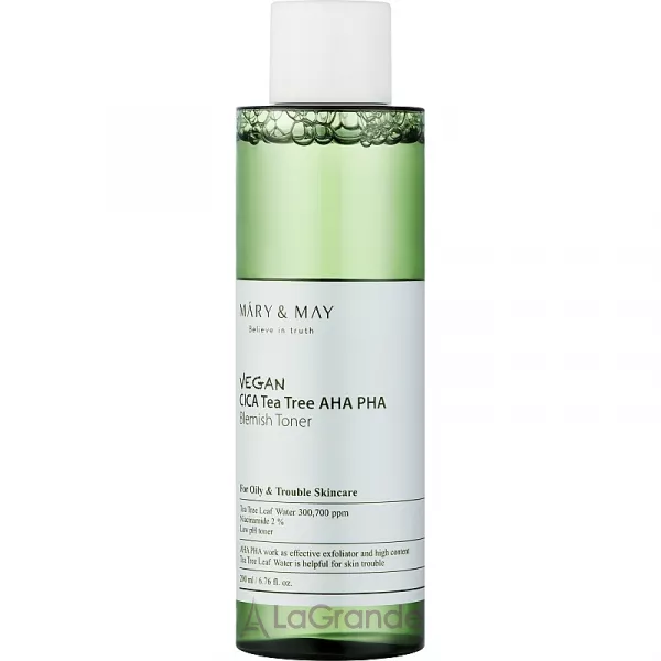 Mary & May Vegan Cica Tea Tree AHA PHA Toner ����� � ��������� ��������� � ������ �������
