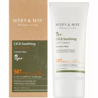 Mary & May CICA Soothing Sun Cream SPF50+ PA++++ ������������� ����