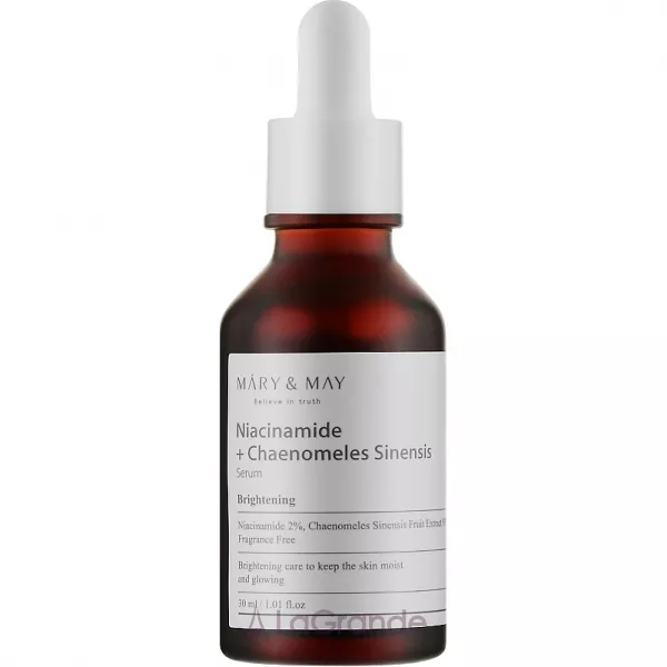 Mary & May Niacinamide + Chaenomeles Sinensis Serum ����������� ��������� � ������������ � �����������