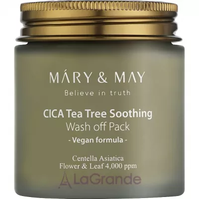 Mary & May Cica Tea Tree Soothing Wash Off Pack     