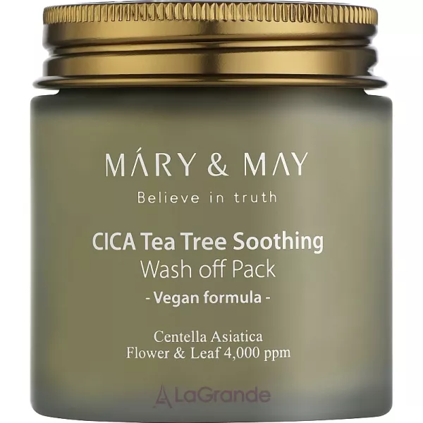 Mary & May Cica Tea Tree Soothing Wash Off Pack ������������� ��������� ����� ��� ����