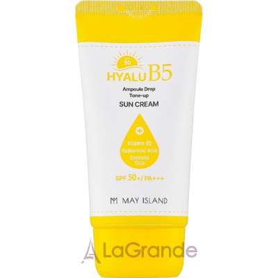 May Island Hyalu B5 Ampoule Drop Tone Up Sun Cream   