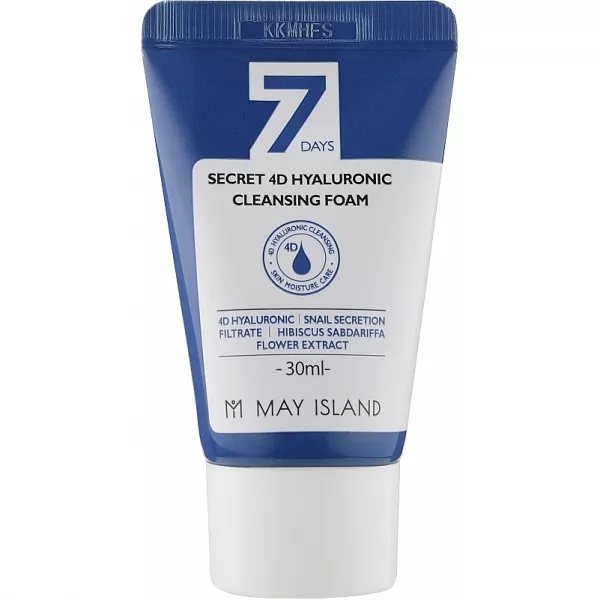 May Island 7 Days Secret 4D Hyaluronic Cleansing Foam ����� ��� �������� � ������������ �������� (����)
