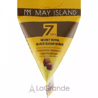 May Island 7 Days Secret Royal Black Sugar Scrub    