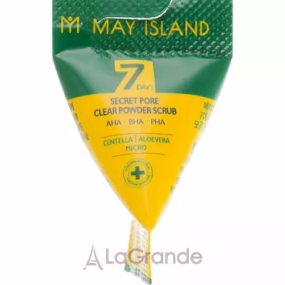 May Island 7 Days Secret Pore Clear Powder Scrub       