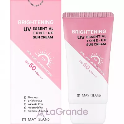 May Island Brightening Uv Essential Tone Up Spf50+/Pa+++   