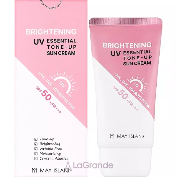 May Island Brightening Uv Essential Tone Up Spf50+/Pa+++ ���� ������������� �������������