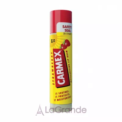 Carmex Moisturising Lip Balm SPF 15 Strawberry       ()