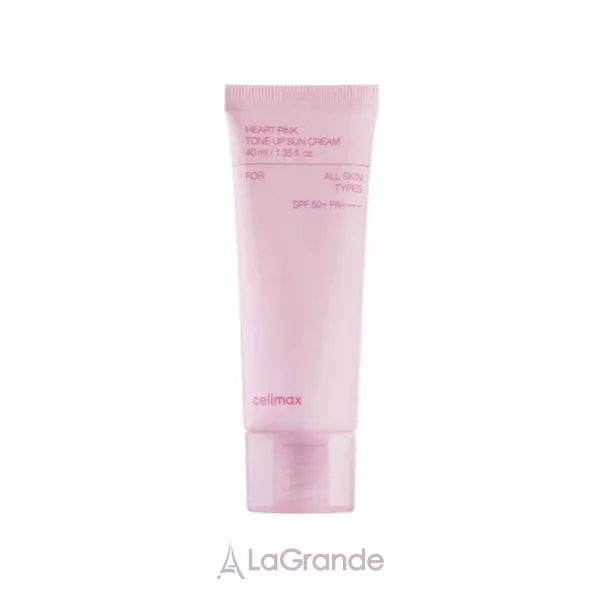 Celimax Heart Pink Tone Up Sun Cream SPF 50+ PA++++ ������������� ������������� ���� ��� �������