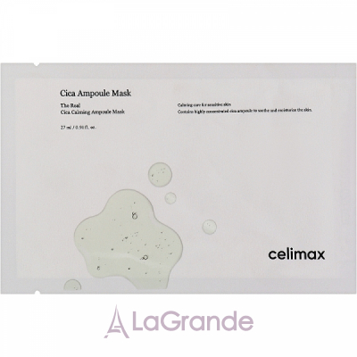 Celimax The Real Cica Calming Ampoule Mask       