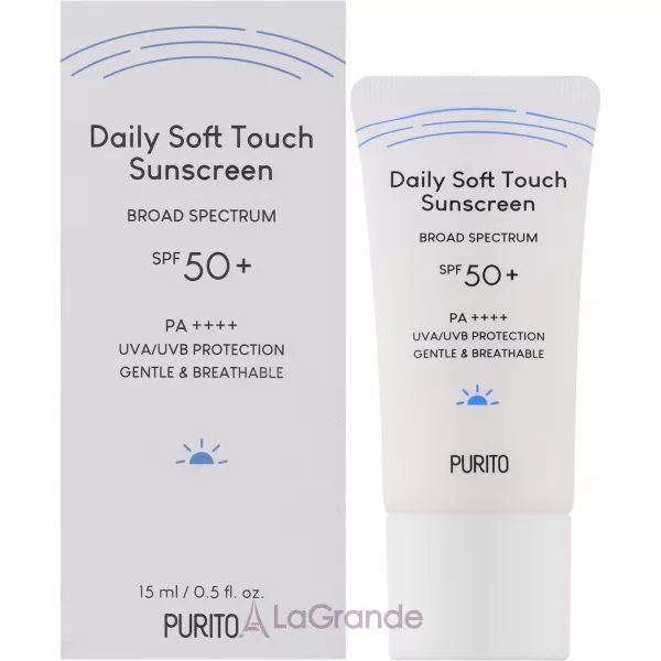 Purito Seoul Daily Soft Touch Sunscreen SPF50+ �������������� ���� (Travel Size)