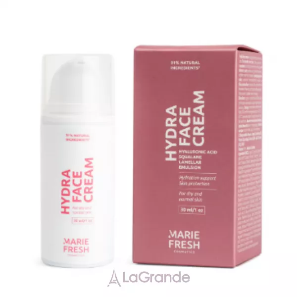 Marie Fresh Cosmetics  Hydra face cream ���� ��� ���������� � ������������ �������� ��� ����� � ���������� ����