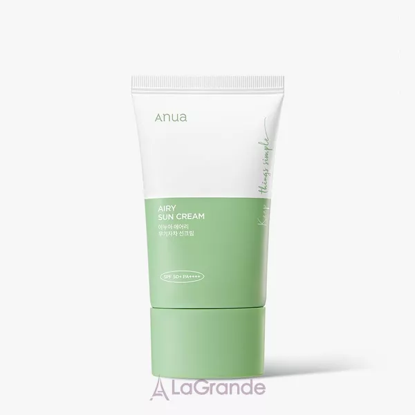 Anua Heartleaf Silky Airy Moisture Sunscreen SPF50+ PA++++ ̳��������� ������������� ���� �� �������� ��������