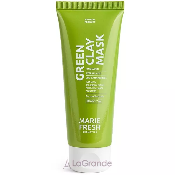 Marie Fresh Cosmetics Green Clay Mask ��������������������� ����� ��� ���� � ������� ������