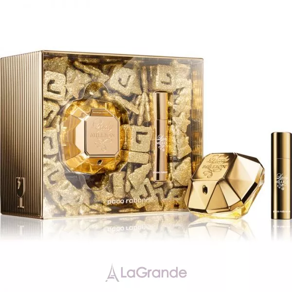 Paco Rabanne Lady Million ����� (��������������� ���� 80 �� + ��������������� ���� 10 ��)