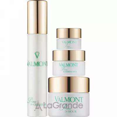 Valmont Prime 24 Hour Set 1 Pink ,   (f/mask/15ml + f/ser/30ml + eye/cr/5ml + f/cr/50ml)