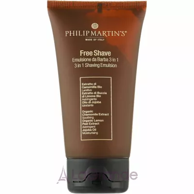 Philip Martin's Free Shave 3 in 1 Shaving Emulsion  ,    