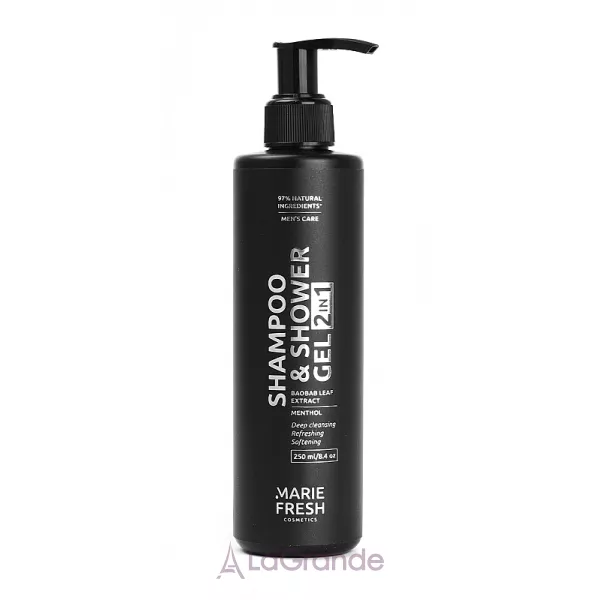 Marie Fresh Cosmetics Men's Care Shampoo & Shower Gel 2 in 1 �������-���� ��� ���� � ���������� ������� �������