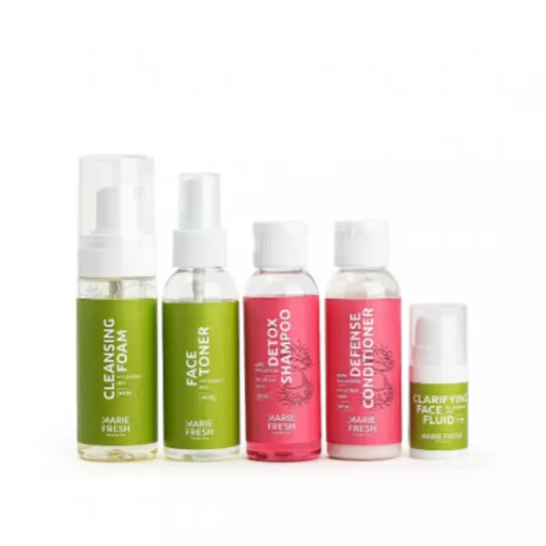 Marie Fresh CosmeticsTry Me Set (f/foam/50ml + f/ton/50ml + h/shm/50ml + h/cond/50ml + f/fluid/5ml) �������� ����� ��� ���������� ����